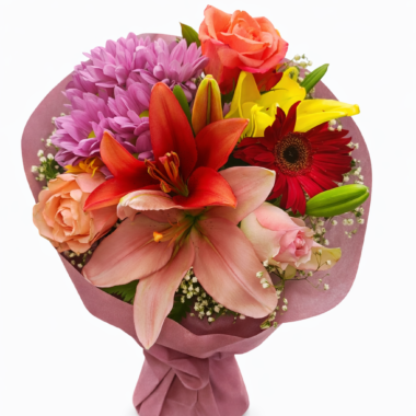 Ζέρμπερα και Τριαντάφυλλα